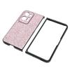 Schutzhülle Kristallhülle Sturzsicher Stoßfest Handyhülle für Oppo Find N2 Pink Glitzer