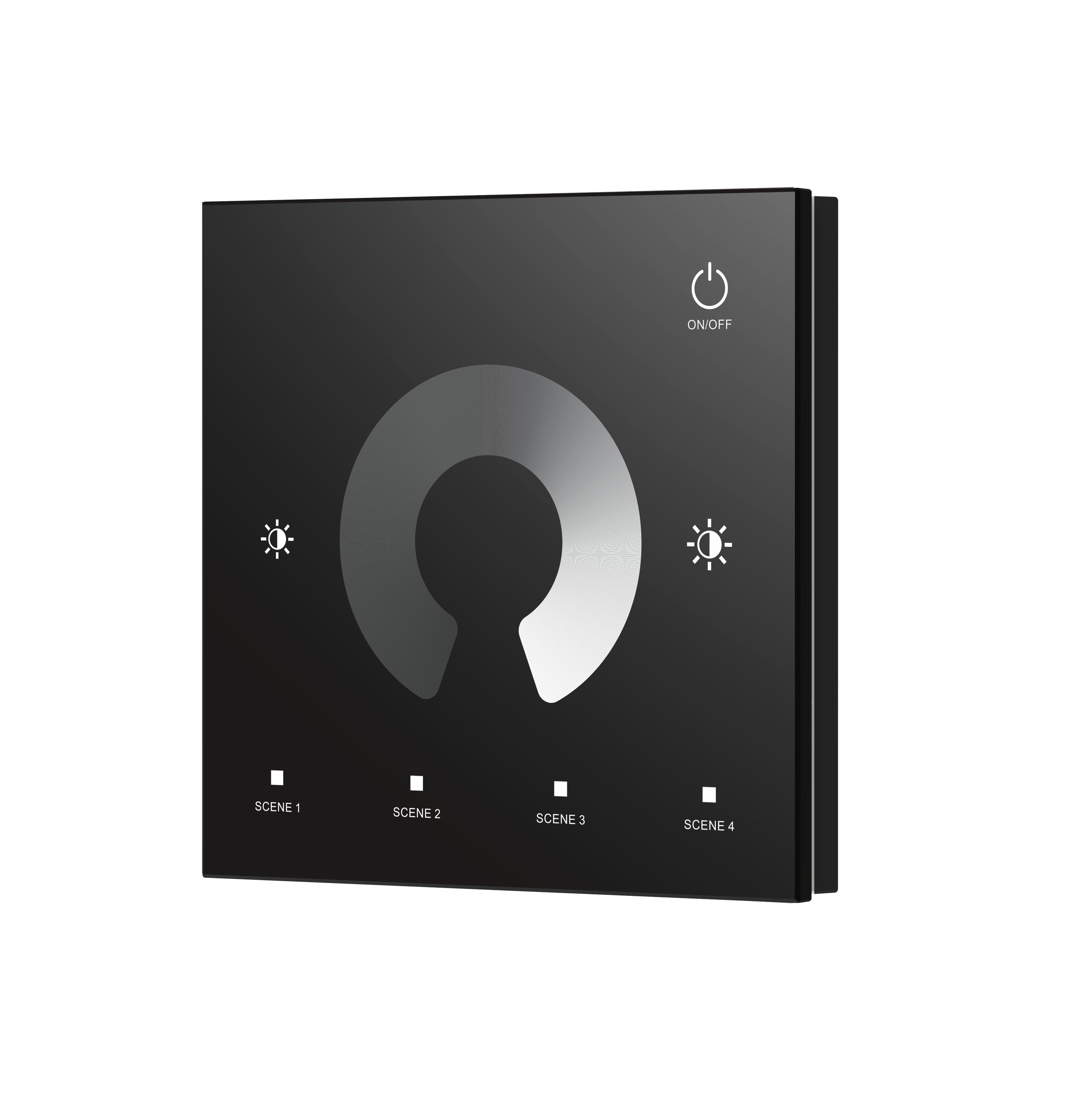 

DC12-24V T1, T2, T3, T4 одноцветный, двухцветный, RGB или RGBW ШИМ контроллер-диммер с сенсорной панелью для настенного монтажа и постоянным напряжением