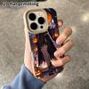 Phone Case: 2D flat lambskin suitable for iPhone 18 17 16 15 14 13 Pro protective case, 2D anime girl, Christmas and Halloween gifts