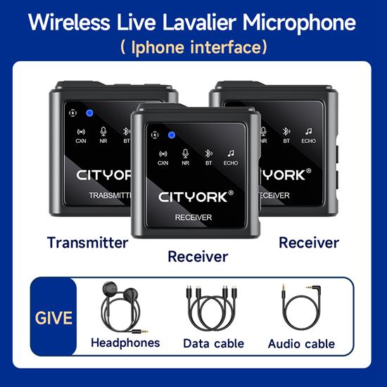 Live-Übertragung Lavaliermikrofon 2,4 G Rauschunterdrückung DSP Intelligente Rauschunterdrückung Reparaturton