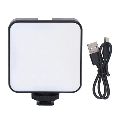 RGB Video Light LED Camera Light Full Color Portable Photography Light with 3 Cold Shoe Mounts