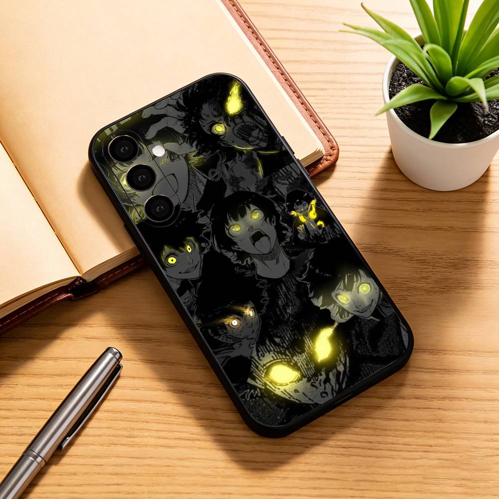 Anime B-blue L-Lock Phone Case For Samsung Galaxy A73,A72,A71,A70,A53,A52,A51,Soft Silicone Black Cover