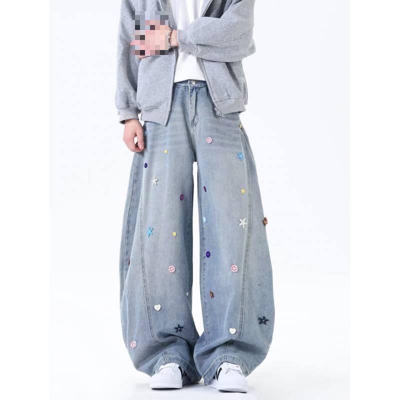 JYL Men s Straight Jeans Camo Spring 2026 New Minimalist Slim Casual Denim S