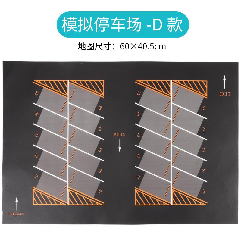 Crossover Children s Toy Simulation Parking Lot Scene Map Portable Game Mat Can Be Used As Giveaway Promotional Items