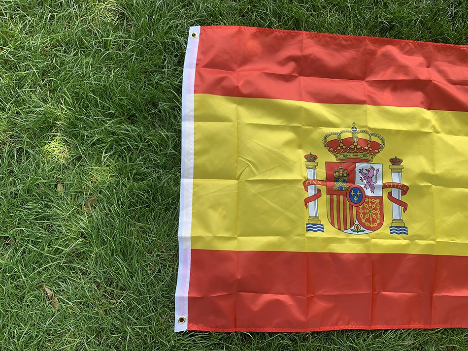 SKY FLAG 90x150cm spain flag 3x5 Feet ES Espana Spanish Flag Super Poly football FLAG Indoor Outdoor for Celebration big flags