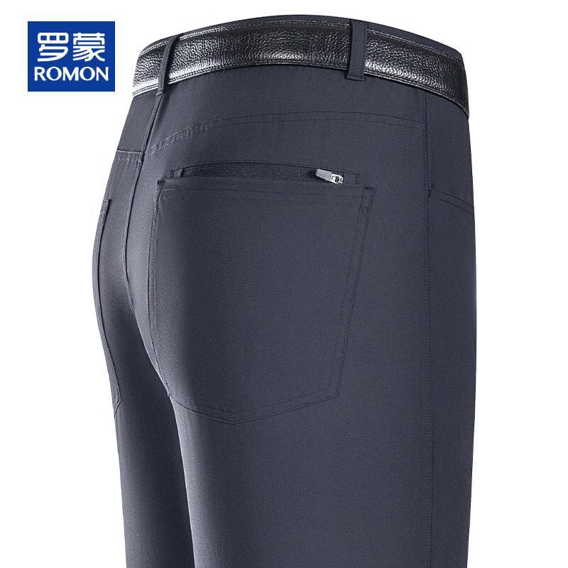 ROMON Men s Summer Breathable Loose Straight Casual Pants 3XL