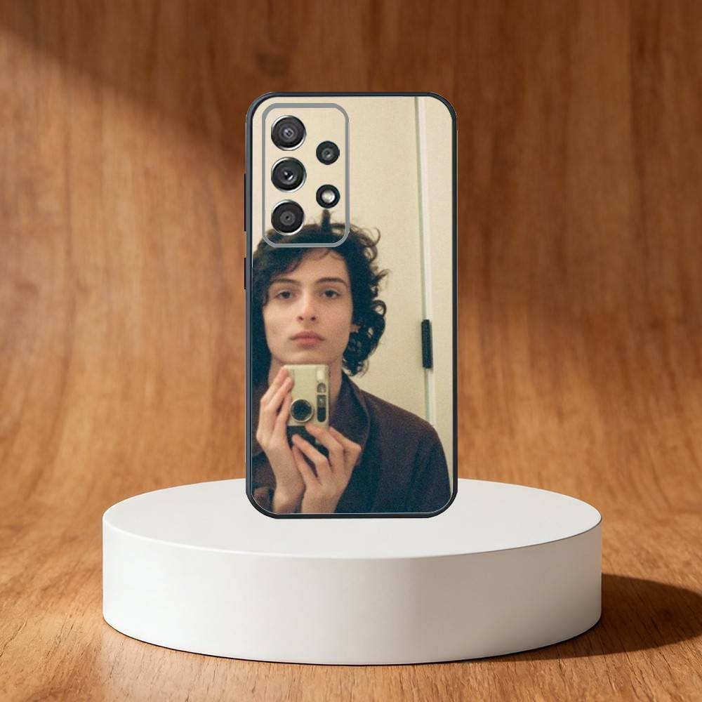Actor Finn Wolfhard Phone Case For Samsung S25,S24,S21,S22,S23,S30,Ultra,S20,Plus,Fe,Note,10,9,5G Black Cover