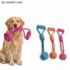 1pc Durable Dog Rope Toys for Chewing and Tugging, Interactive Knot Rope Ball Toys For Dogs Puppies Cats Pet Supplies
