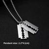 Titanium Steel Necklace Men's Trendy Brand Versatile Collarbone Chain Light Luxury Niche Design High-end Cuban Pendant Neck Chain Accessories
