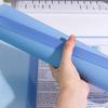 5Pcs Clear File Sleeve with Long Clamp Document Test Paper Organizers Large Capacity Filing Folder for Sutdent Teacher
