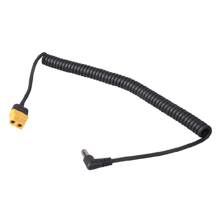 

XT60 to 5.5x2.5mm Power Adapter Spring Cable for Soldering Iron Conversion Cable Conversion Adapter Accessories