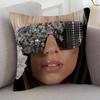 Singer Lady Gaga Cute Cartoon L Game Cushion Cover Pillowcase Upholstery Sofa Throw Pillow Home Decor Pillowcas