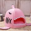 Comfortable Cave Design Kennel Shark Shape Cat Dog Pet Soft Nest for Daily Life