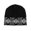 Big head circumference black wool hat women's winter new warm fashion show face small cold hat knitted hat tide