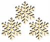 Wooden Christmas Tree Decorations Z17 3 Pcs.