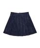 Love Is True Vl Suede Pleats Skirt(Navy)