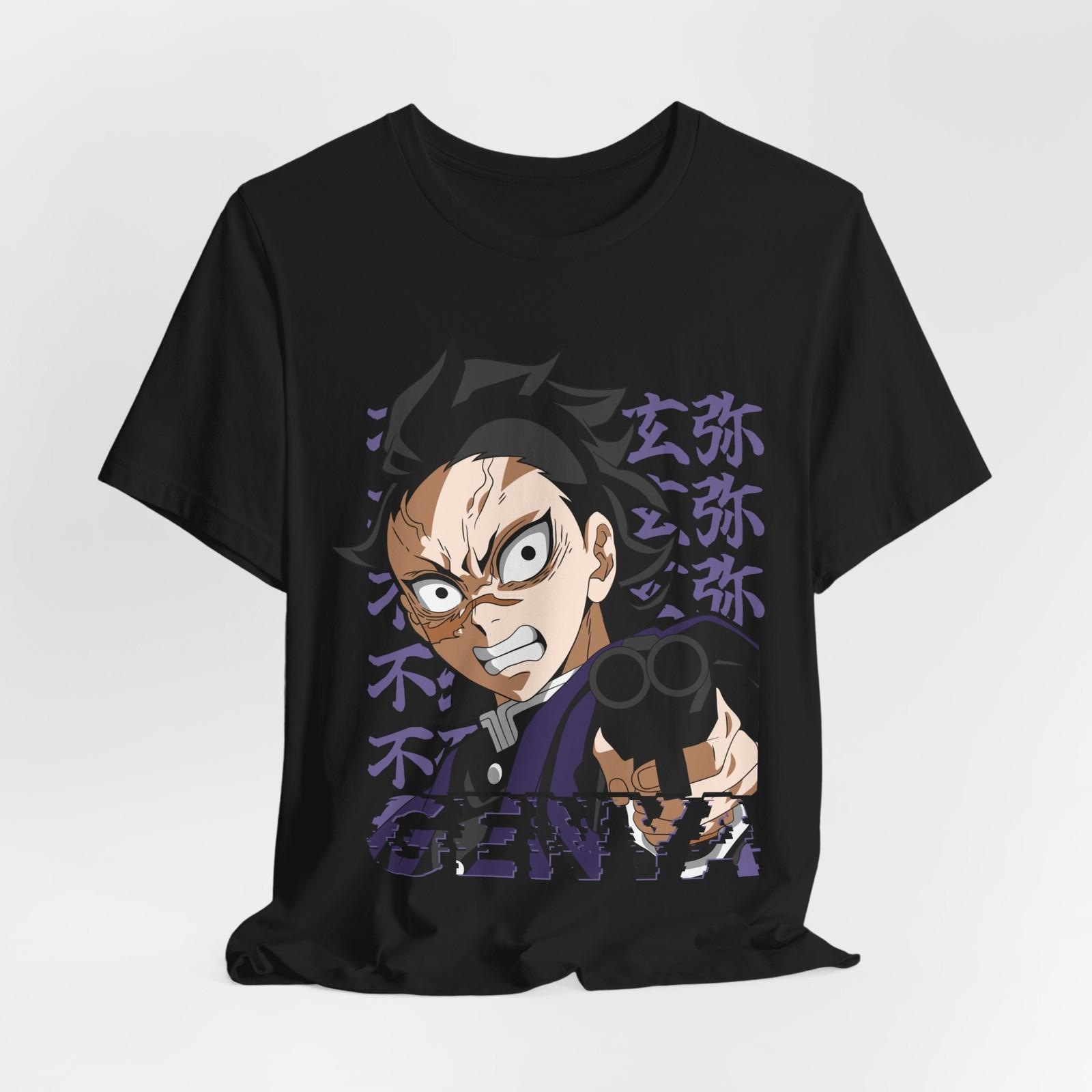 Genya Anime Graphic T-Shirt Mens Womens Tees Top Tee Tops, Japanese Manga T-Shirt Mens Womens Tees Top, Anime Lover Gift, Unisex Anime 2XL