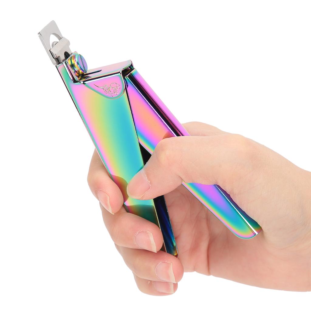 False Nail Tip Clipper Stainless Steel UShaped Acrylic Nail Art Scissors Manicure Tool