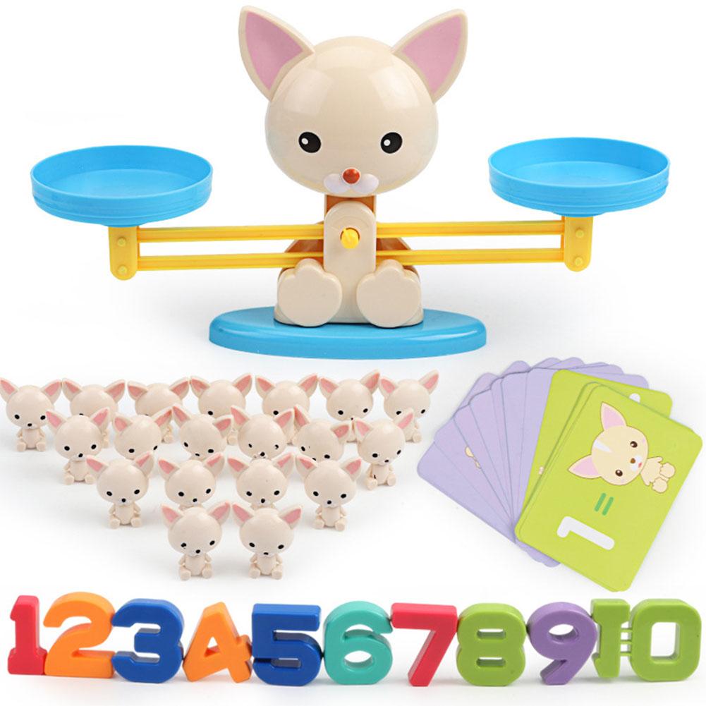 Learning Toys for 0-3 Years Old Animal Puzzle Early Education Math Balance Math Toys for Game Kids