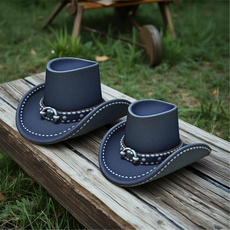 Cowboy Hat Silicone Candle Molds for Making Soap Chocolate Home Decoration Multiunctional Silicone Mould for Epoxy Resin