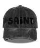 Wig Saint Damaged Pigment Ball Cap - Charcoal