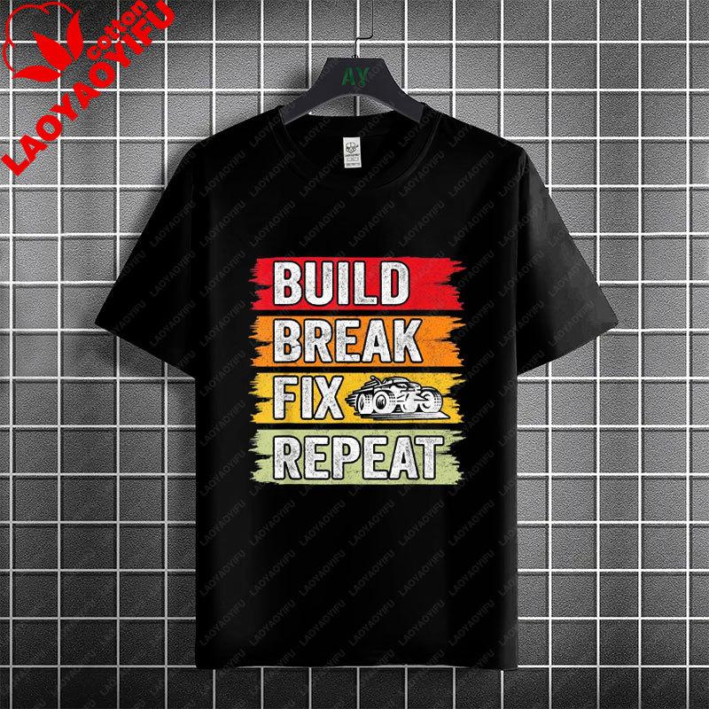 Funny Im Only Here Because My Rc Is Charging Rc Cars Graphic Tshirt Pure Cotton Short Sleeve Casual Tshirt Unisex Clothing