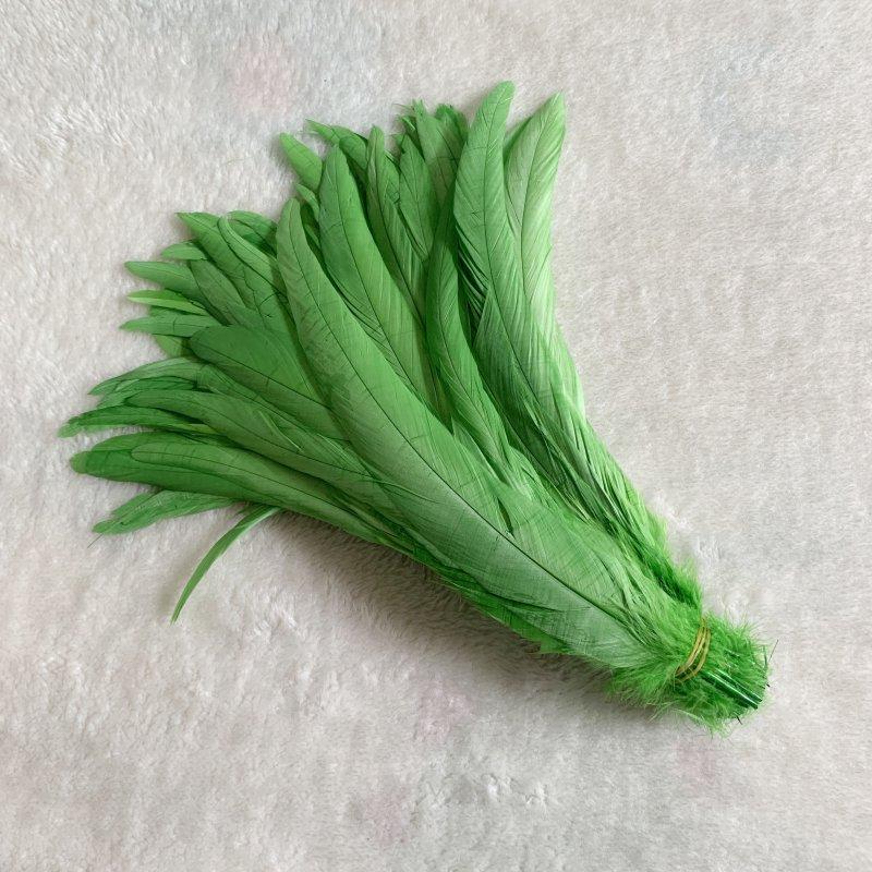 Wholes 500pcs Rooster Tail Feathers 25-30cm 30-35cm 35-40cm 40-45cm For Colored Carnival Costume&mask Party