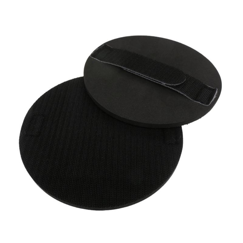 Handheld Flexible Sanding Discs Hand Pad with Hook and Loop Pad for Waxing Repairing Car Woodworking Furniture