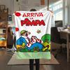 1 Stück Pimpa-Print Flanelldecke, Hohe Qualität, Bequem für alle Jahreszeiten, Heimdekoration, Wärme und Komfort, Perfekt für Weihnachtsgeschenke109
