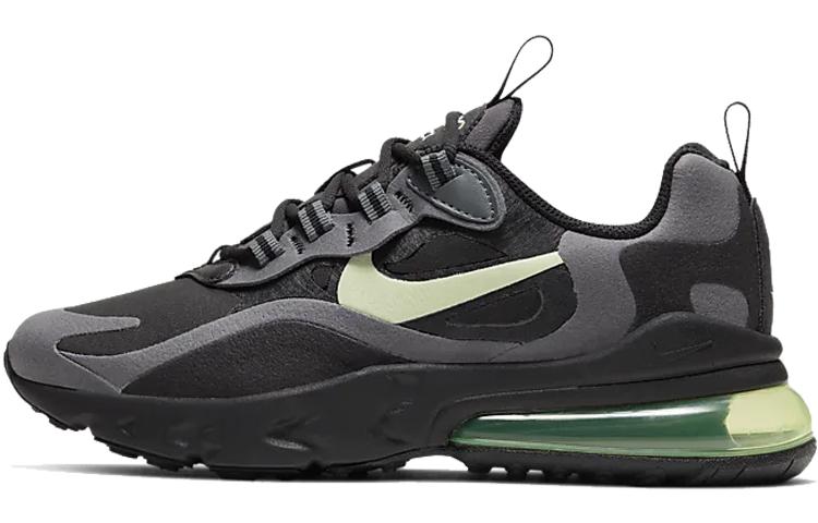 Nike Air Max 270 React  React Black Barely Volt  Gs BQ0103-008 36