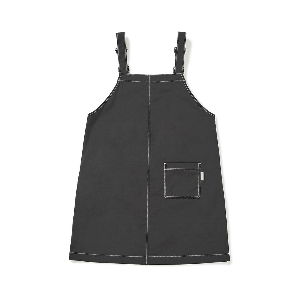 [Snowpeak] Kids Overall Dress Charcoal (S25SKFOP81)