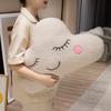 Fluffy Cloud Moon Raindrop Star Plush Toy Sofa Cushion Kids Room Decor 45cm White Round Eyes