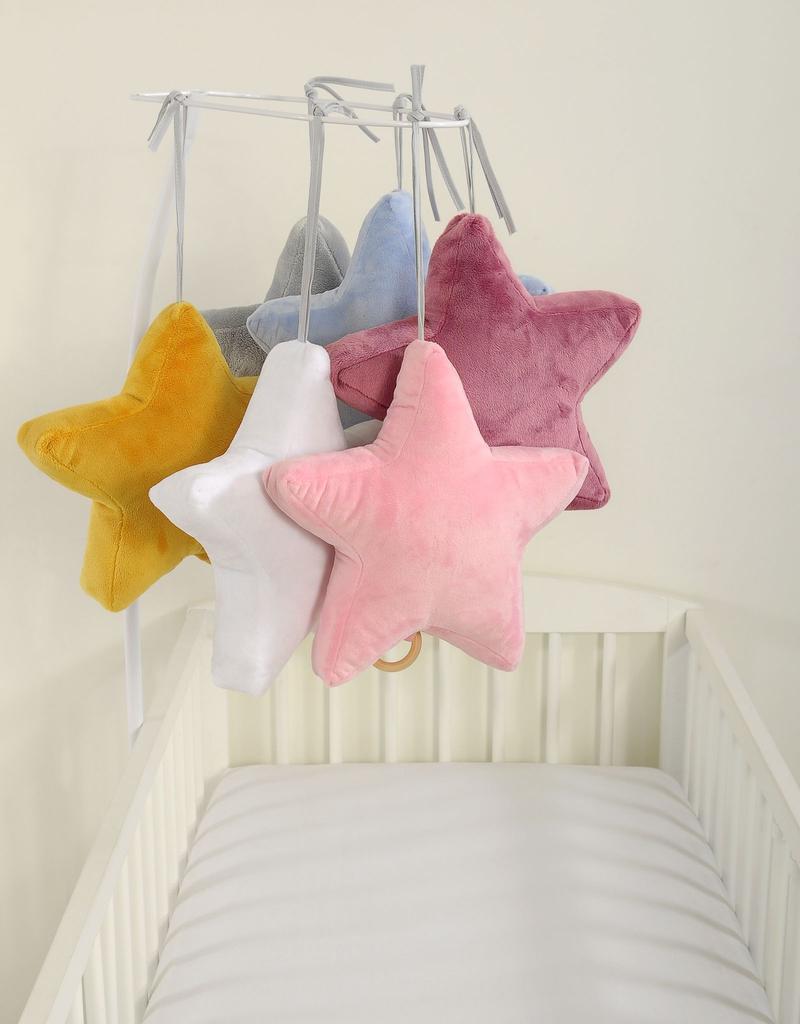 Stern-Spieluhr für Babys Minky - Grau