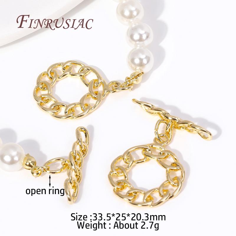 Multi Styles High Quality Brass Toggle Clasps 18K Gold Plated Bracelet Connect Clasps DIY Jewelry Making Supplies OT Clasps