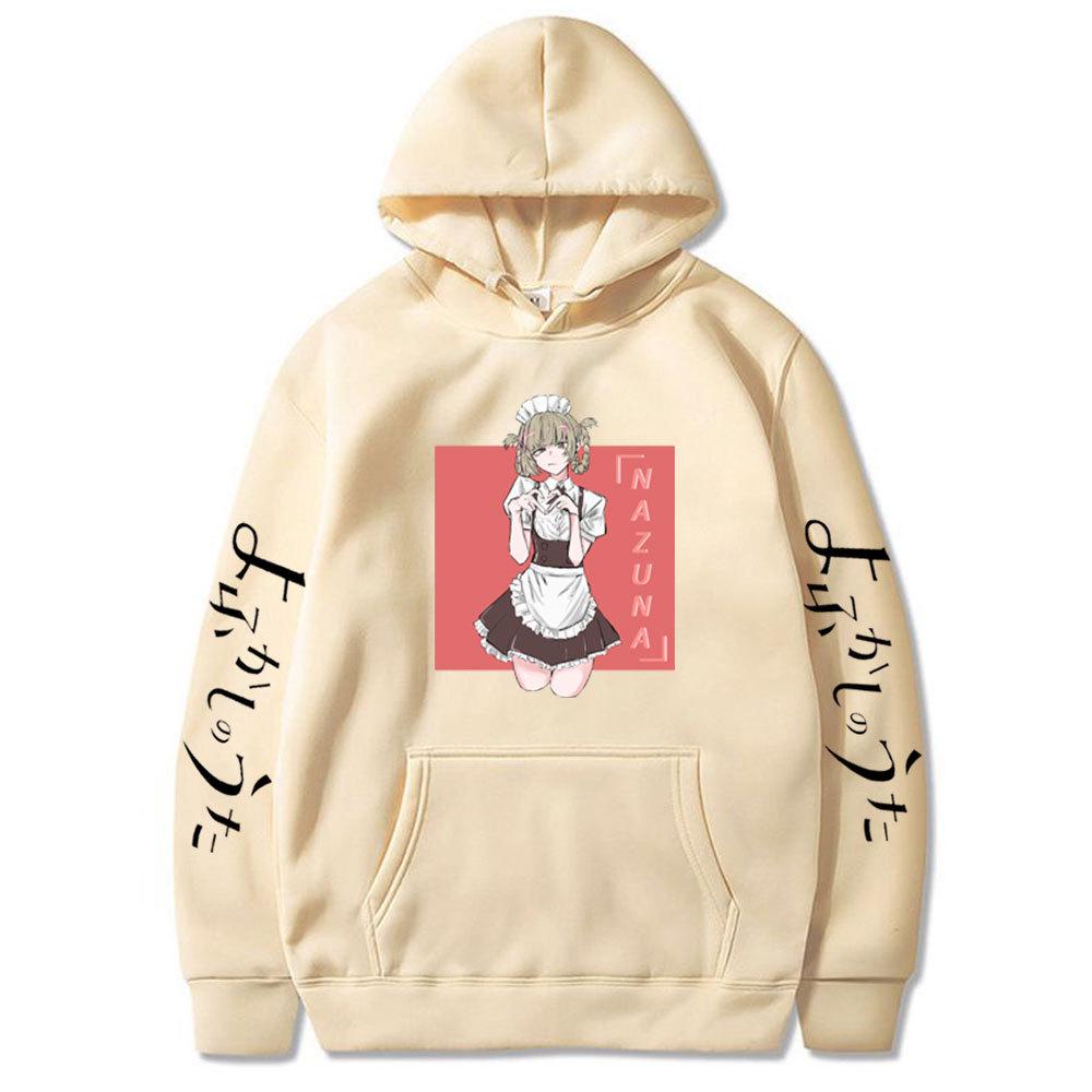 NAZUNA Anime Pullover Hoodie: Autumn/Winter Cartoon Style - Plus Size Trendy European/American Design