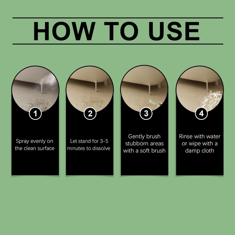 Multi-Purpose Bathroom Cleaner, Household Degreaser And Stain Remover, Spray Type.