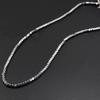Halskette für Halskette gebrochen Silber Edelstahl für Männer und Metallallergie empfindlich wasserabweisend [Mesaro] Männer, Kette, Herren-, Damen-, Unisex,
