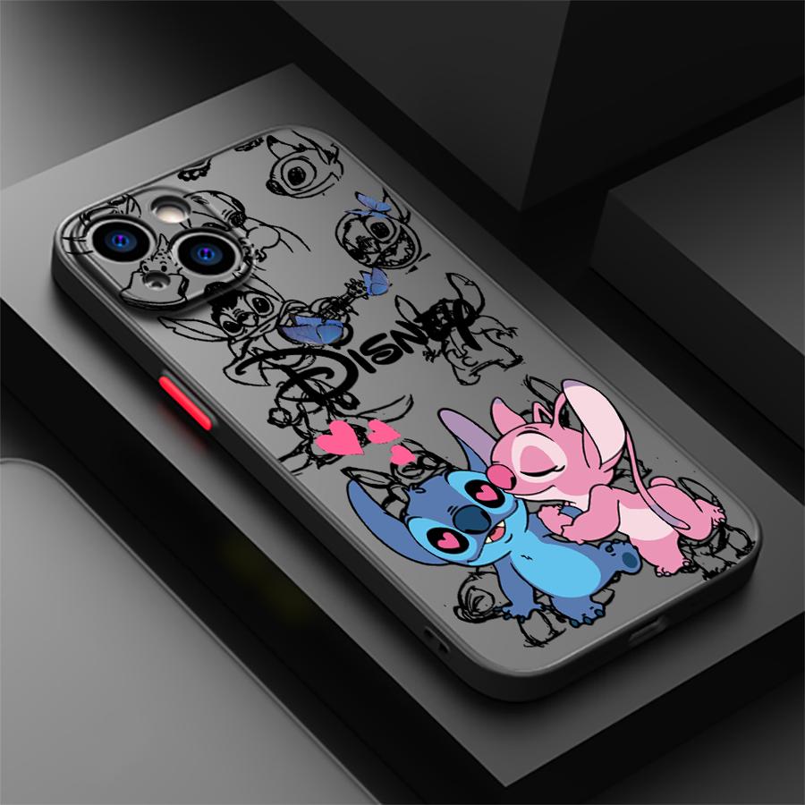 The Cartoon Angie Stitch Case for iPhone 17 Pro Max 12 15 XS XR 7 8 SE 11 17e 16 Plus 13 Mini Air 14 Back Phone Cover