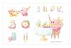 Kirby Happy Morning Sticker Fun Breakfast 8202 874 Iron-on -