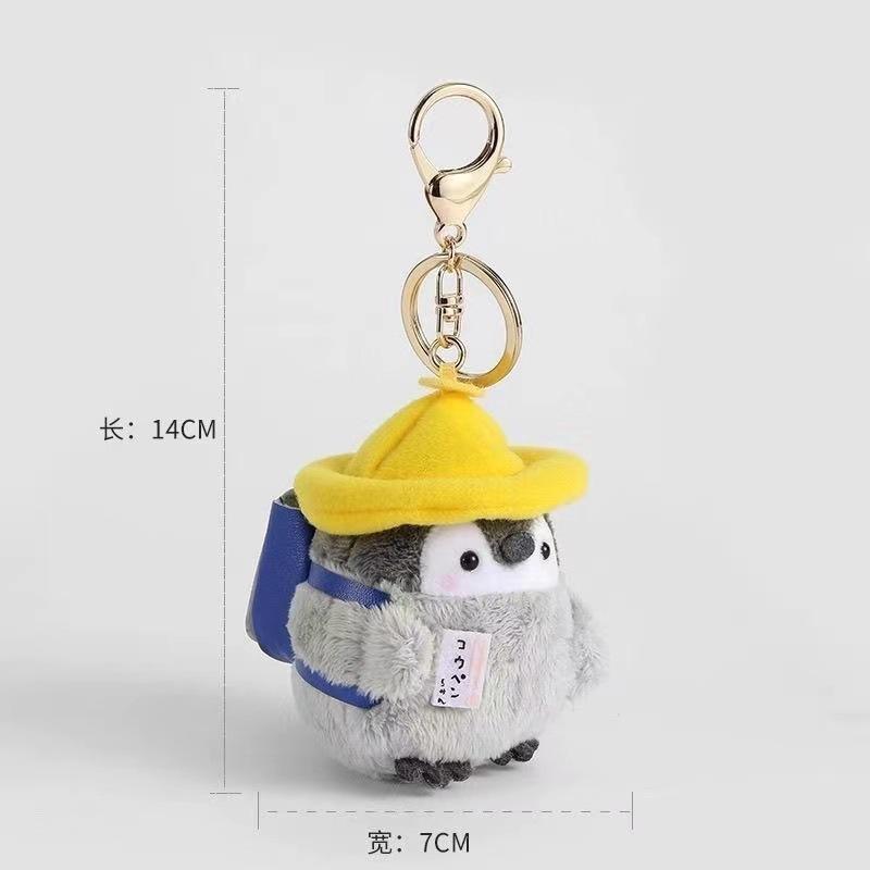 Kleiner Pinguin-Anhänger 1 Stück Puppe Rucksack Schlüsselanhänger Energie Schultasche Paar Plüschpuppe hängender Schmuck
