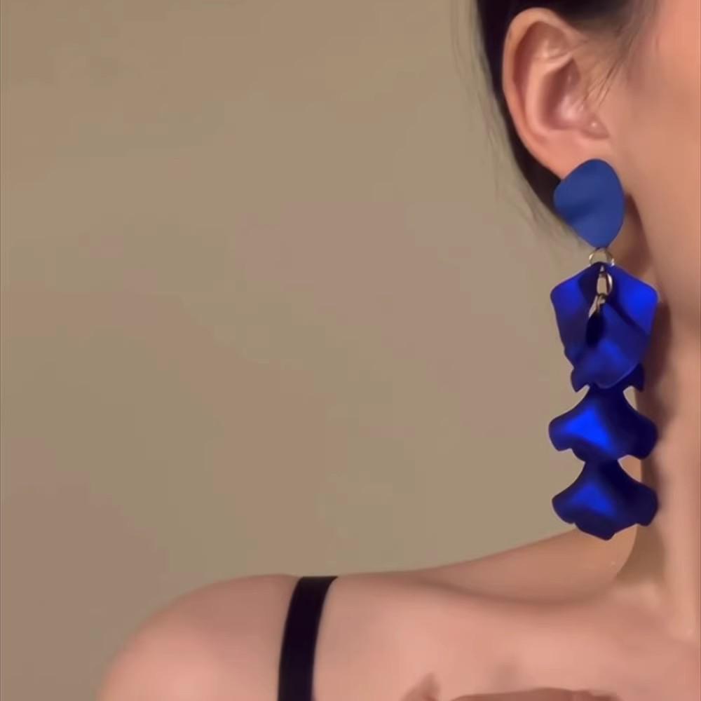 

Суперблискучі сережки-китиці з цирконами - Вінтажний корейський стиль інфлюенсерів, тренд 2025