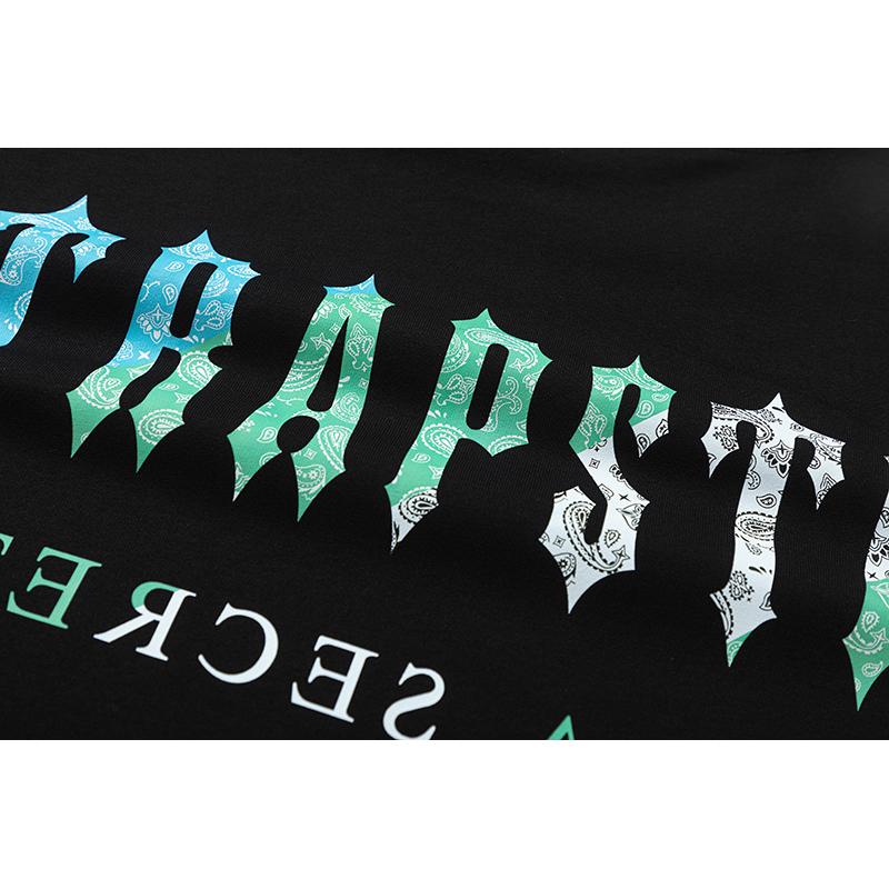 641 Trapstar London 2025 Sommer Neues hochwertiges Rundhals-T-Shirt aus Baumwolle in großer Größe für Männer und Frauen, Paar-T-Shirt