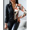 Spring And Autumn New Women'S Versatile Long Sleeve Daily Business Commuter Elegant Comfort Sexy Bottom Shirt Top