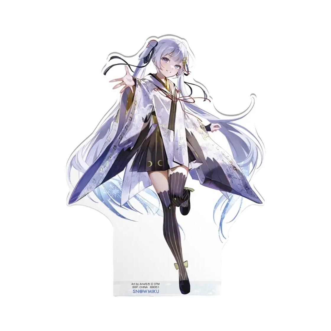Bandai Ichiban Kuji Snow Miku Snow Miku All Stars J Prize Snow Miku 2018 Big Acrylic Stand ONE SIZE