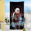 Naruto Character Customize Text Beach Towel Super Soft & Absorbent Portable for SwimmingBeachCamping Travel Beach AccessoriesGym
