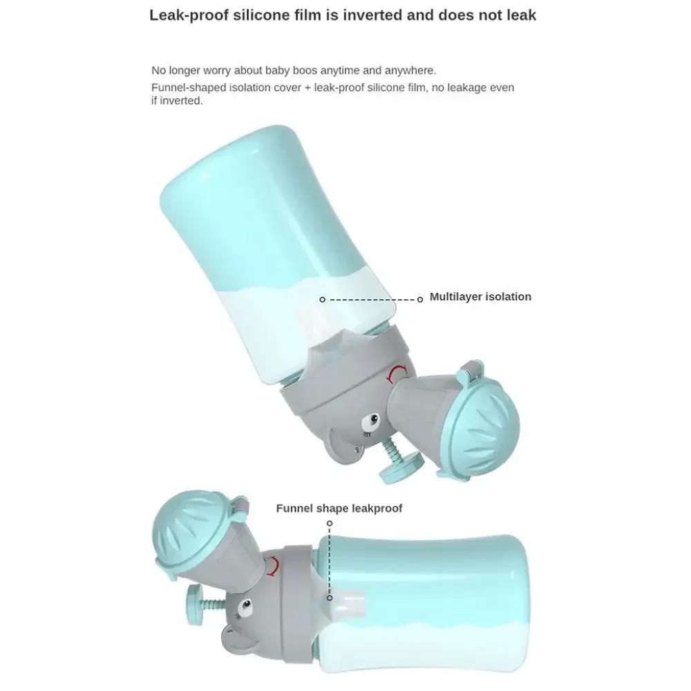 New PP Portable Baby Hygienic Toilet Hygienic Design Leak-Proof Children's Training Toilet Convenient Urinal Outdoor Use