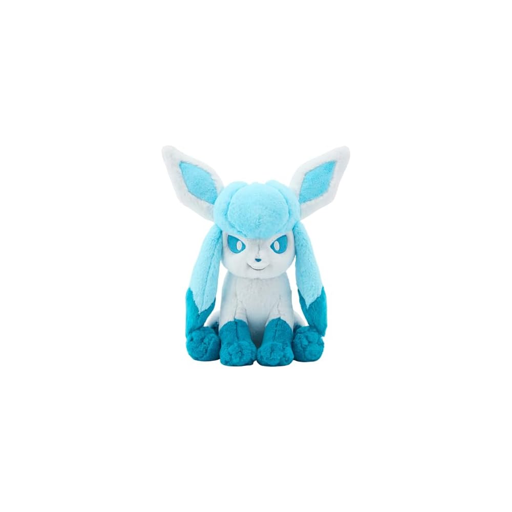 Pokemon Center Original Fluffy Plush Toy Glaceon 30cm