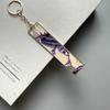 Anime Metal Hollow Out Keychains Bookmark Cute Jet Manga Fashion Bag Key Tag Jewelry Accessory Key Ring Holder Gift Anime