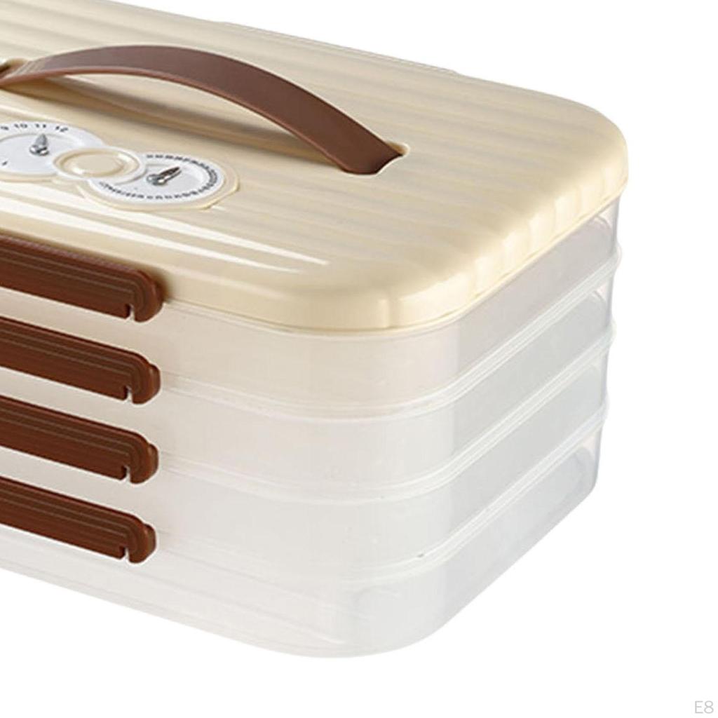 Dumpling Organizer Food Container Preservation Tray Refrigerator Dumplings for Snacks