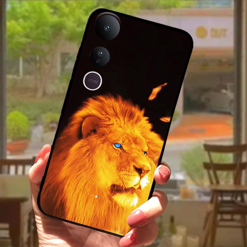 For Vivo V50 Lite 4G Case V2441 Cover Fashion Lion Painted Soft TPU Silicone Phone Case For Vivo V 50 V50Lite 5G V2440 Fundas